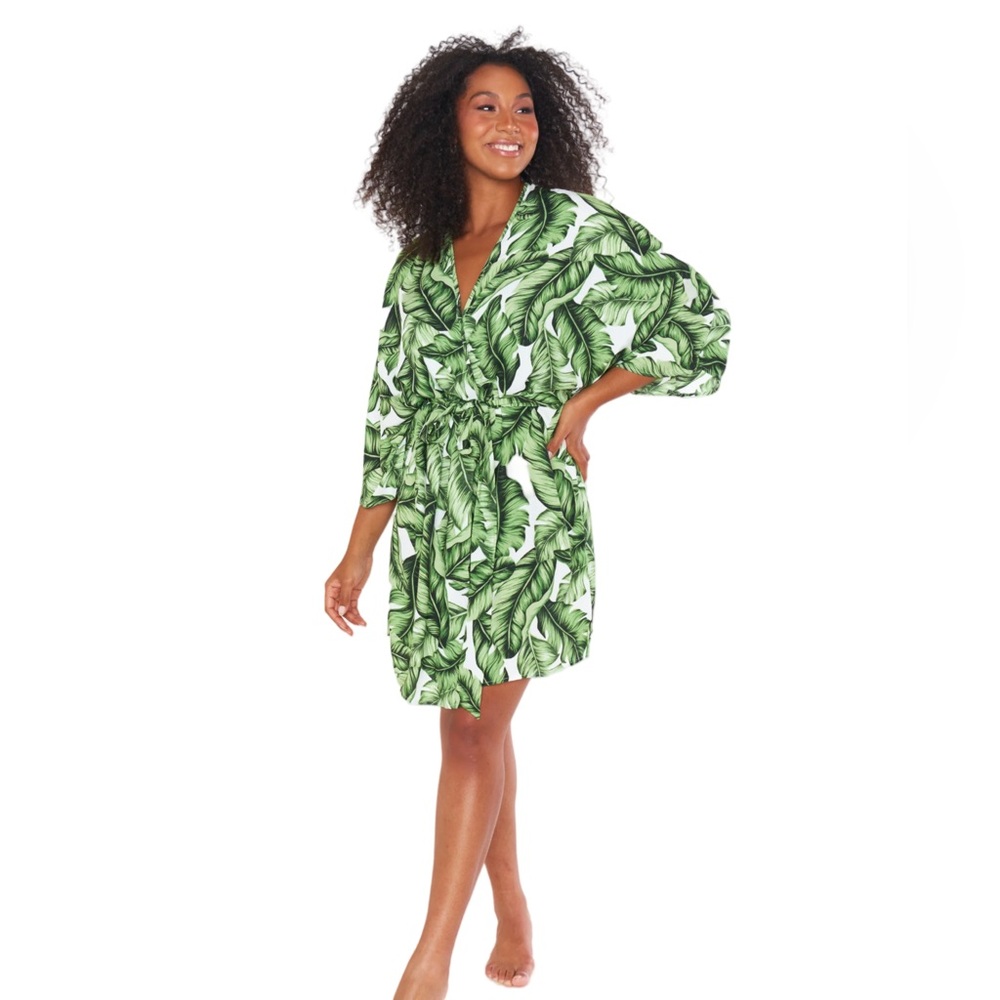 Show Me Your Mumu Frond of You California Kimono NWT
